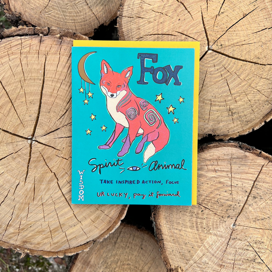 Fox Spirit Animal Card