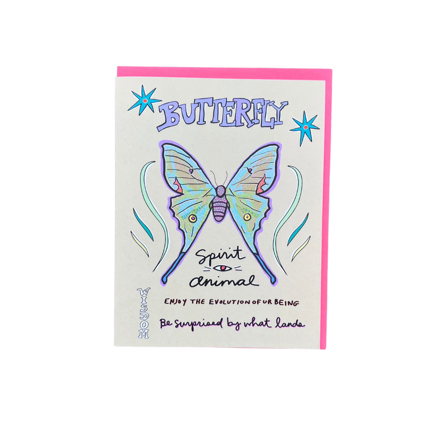 Butterfly Spirit Animal Card
