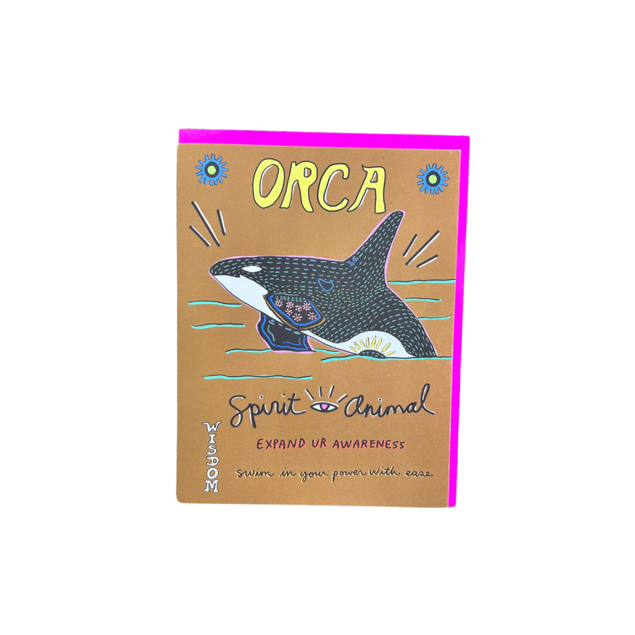Orca Spirit Animal Card