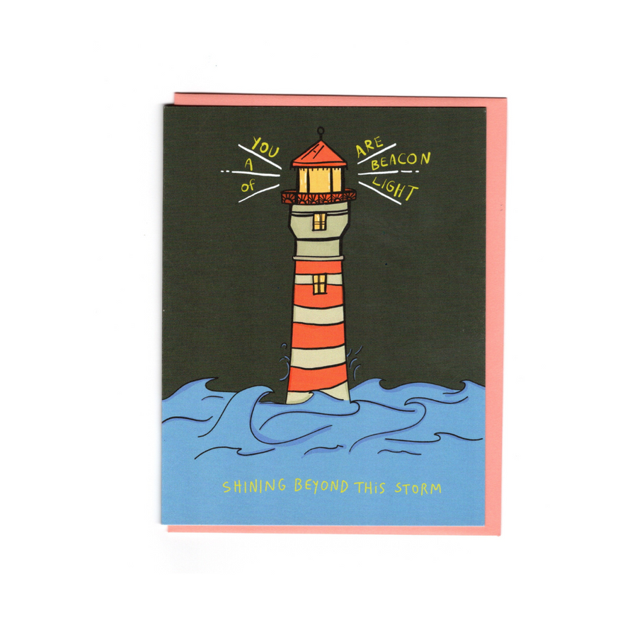 Lighthouse Encouragement Card