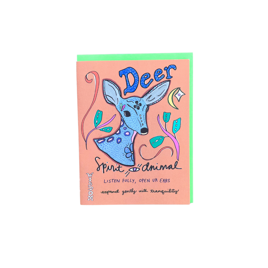 Deer Spirit Animal Card