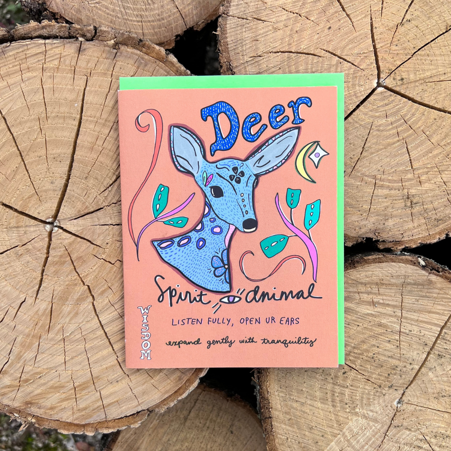 Deer Spirit Animal Card