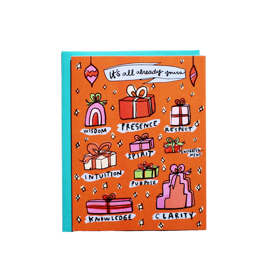 Bright Holiday Cards, Spiritual Holiday Cards, Spiritual Cards, Unique Spiritual Card