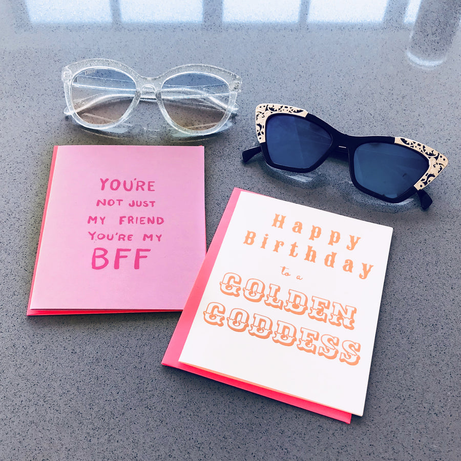 You're my BFF Friendship Greeting Card