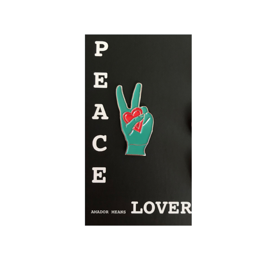 Peace Love Amador | Enamel Pin Green