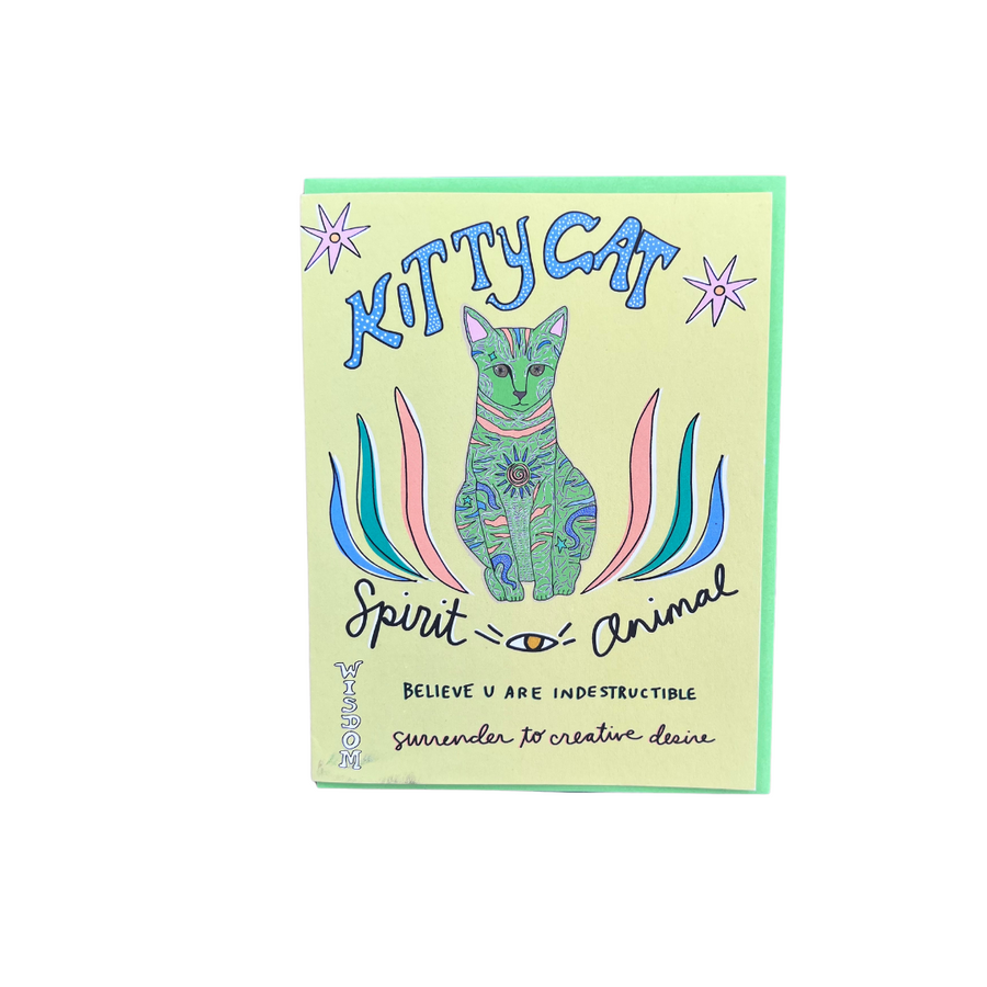 Kitty Cat Spirit Animal Card